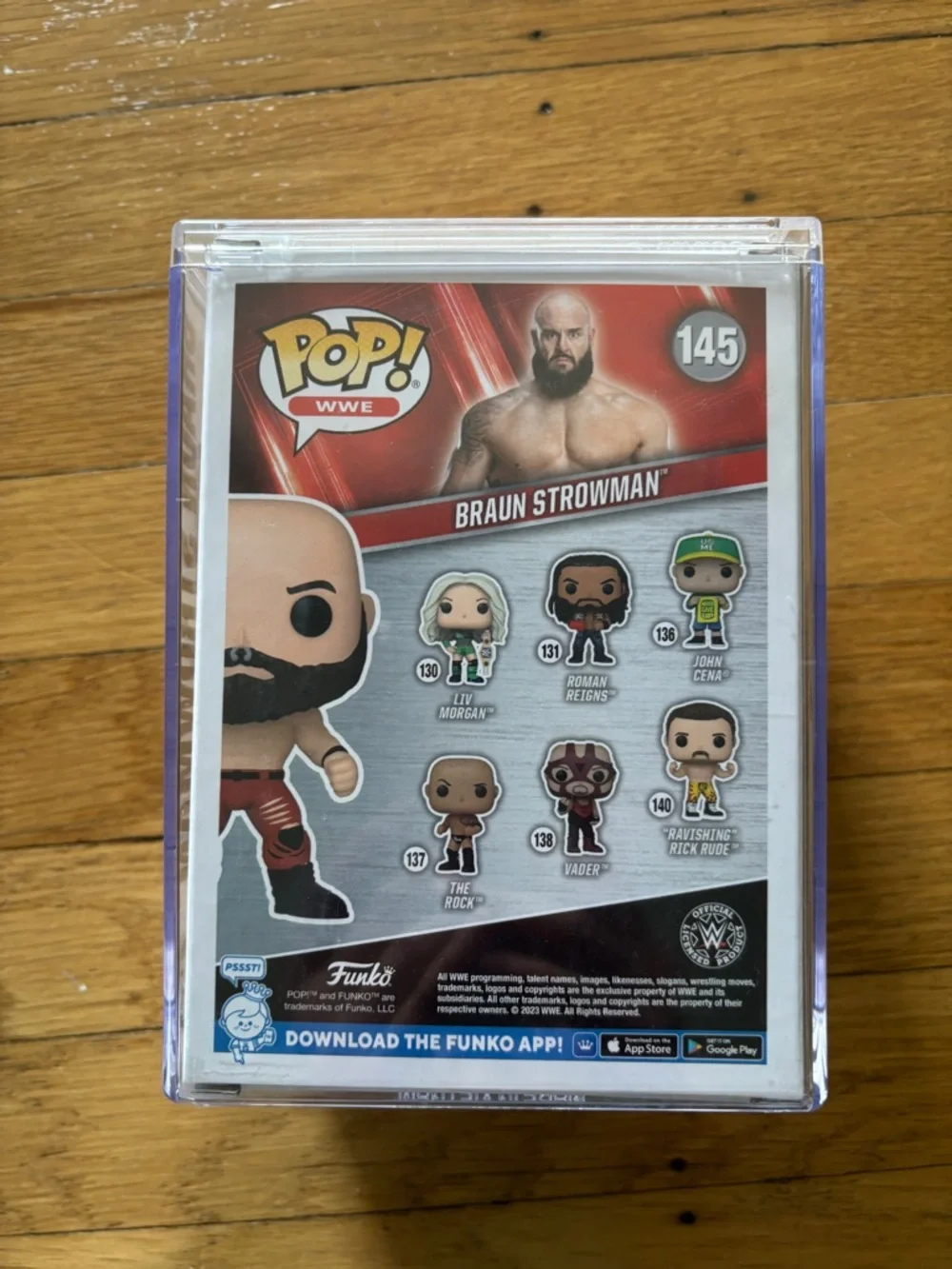 Funko Pop! WWE #145 Braun Strowman Autographed - Picture 3 of 4